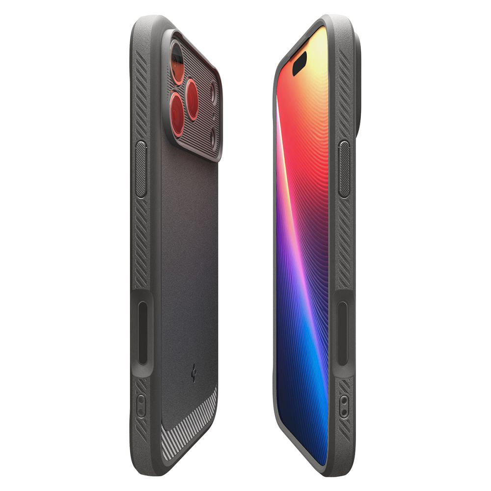 MagSafe-kotelo Apple iPhone 17 Prolle, Spigen, Rugged Armor, Harmaa ACS10330