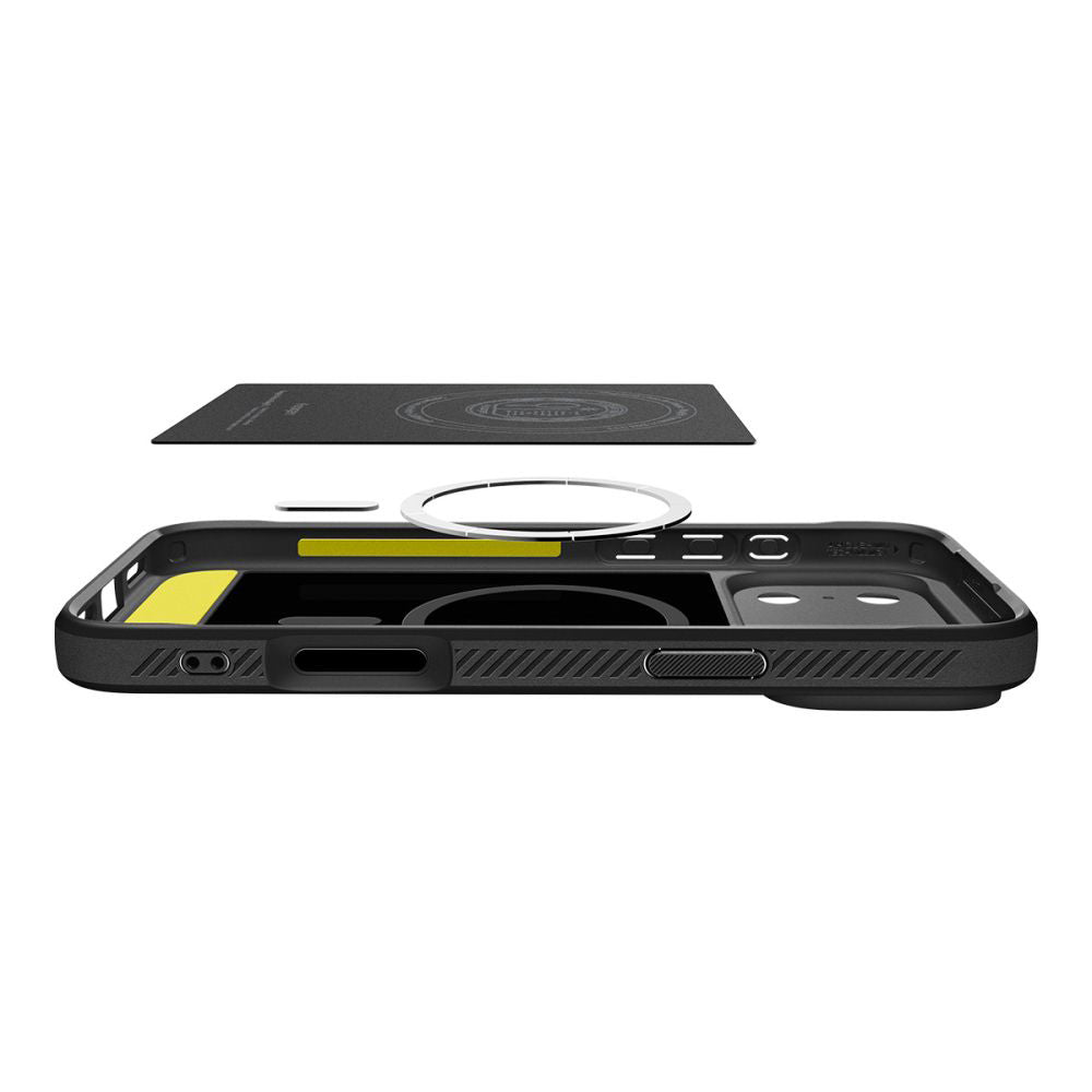 MagSafe-kotelo Apple iPhone 17 Prolle, Spigen, Rugged Armor, Mattamusta ACS10329