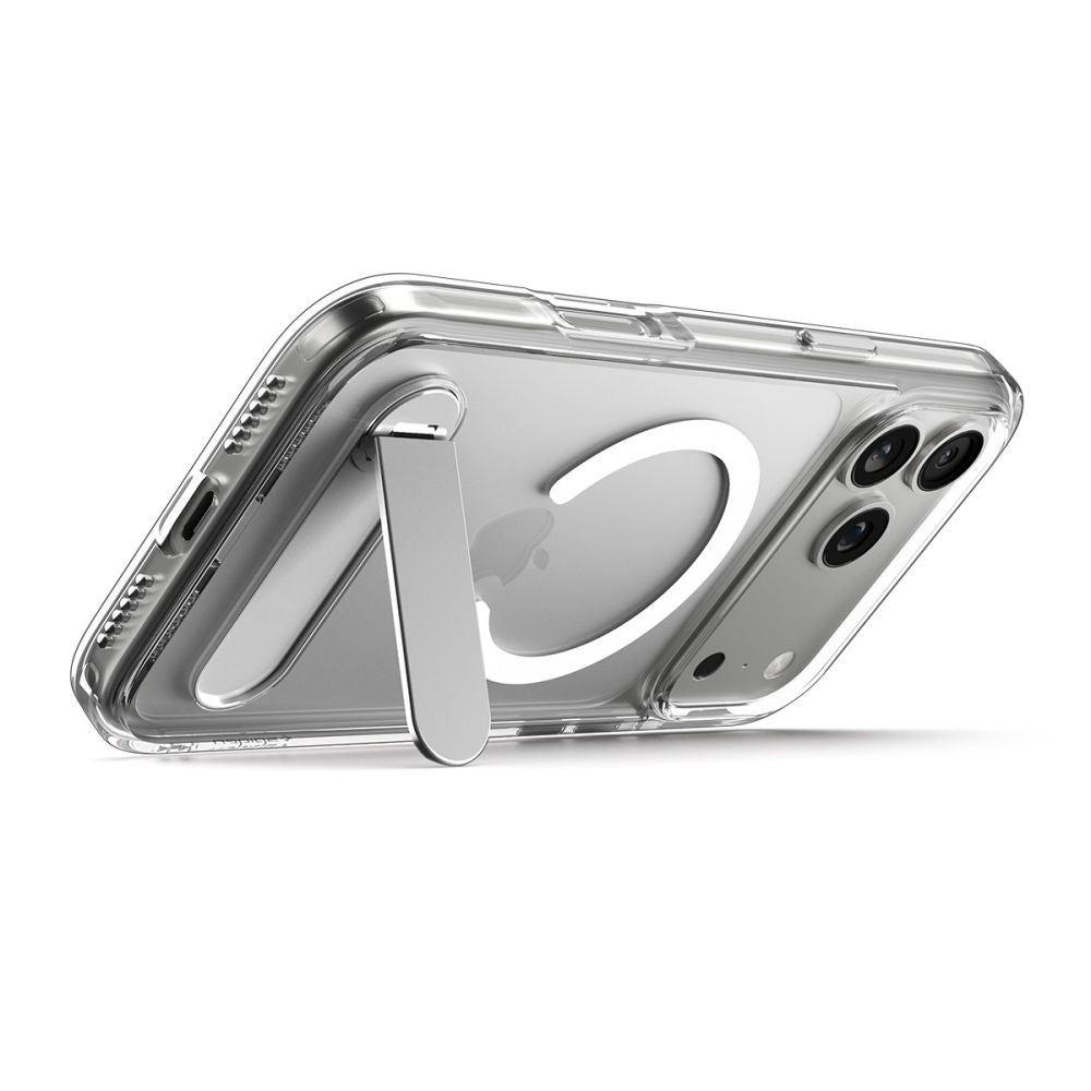 MagSafe-kotelo Apple iPhone 17 Prolle, Spigen, Ultra Hybrid S, Läpinäkyvä