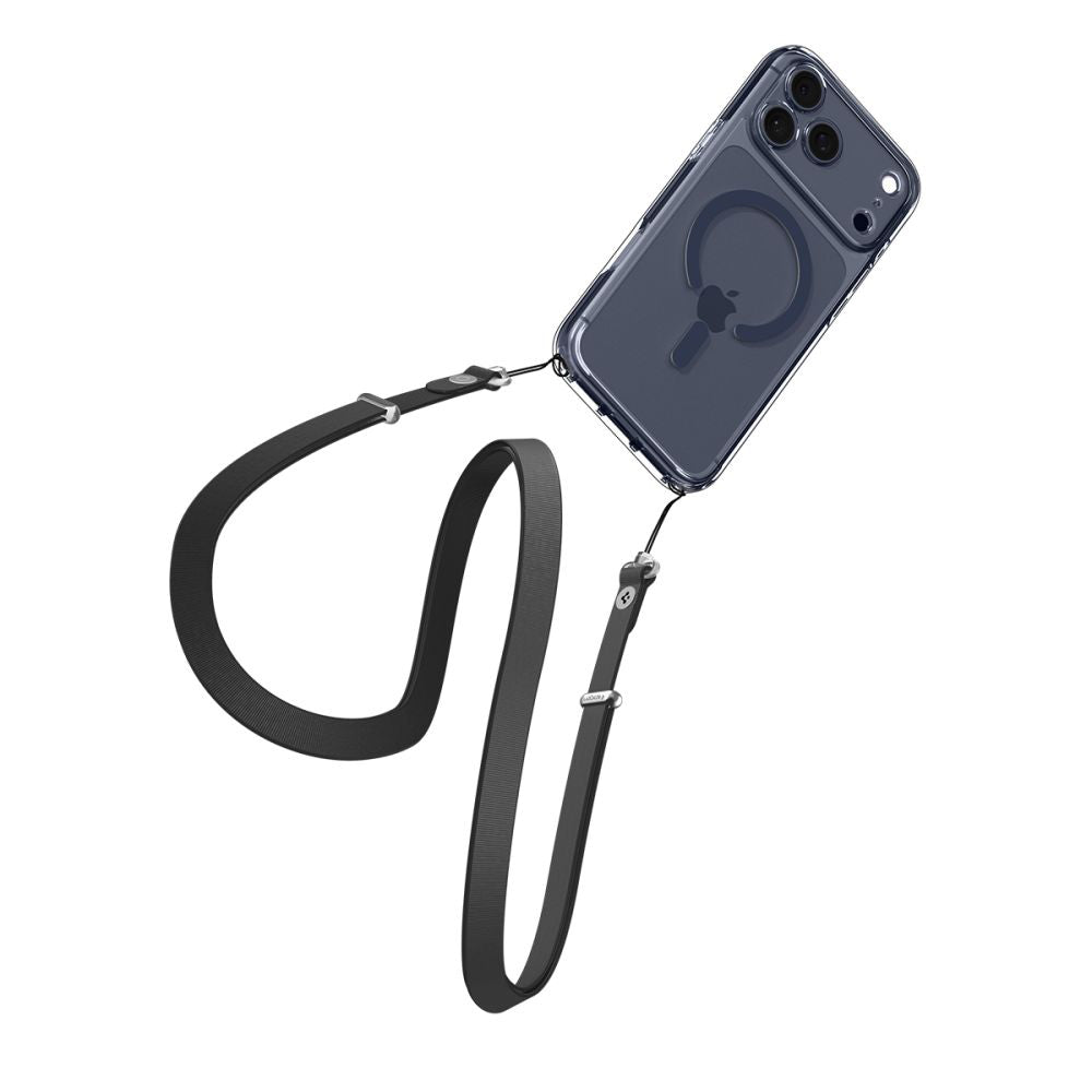 MagSafe-kotelo Apple iPhone 17 Prolle, Spigen, Ultra Hybrid, Läpinäkyvä Tummansininen ACS11111