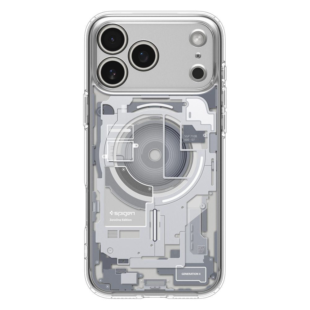 MagSafe-kotelo Apple iPhone 17 Prolle, Spigen, Ultra Hybrid Zero One, Valkoinen ACS10351