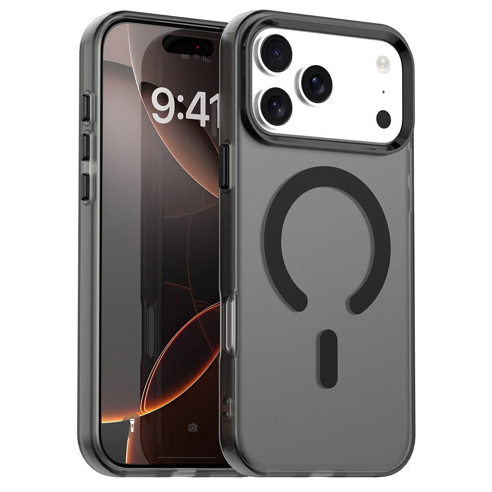 MagSafe Case for Apple iPhone 17 Pro, Techsuit, CandyCase, Black