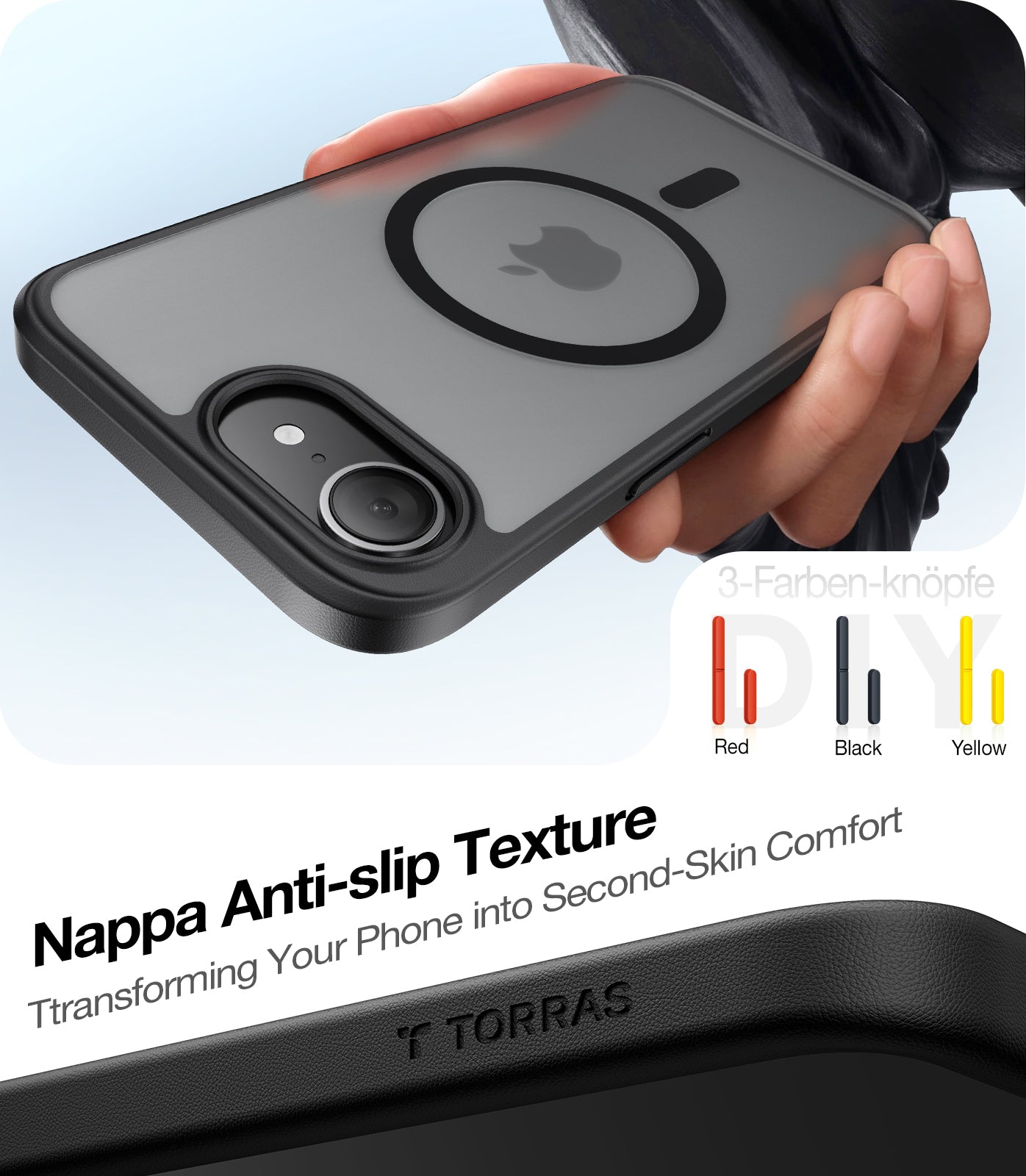 MagSafe-kotelo Apple iPhone 17 Prolle, Torras, Guardian, Tummansininen