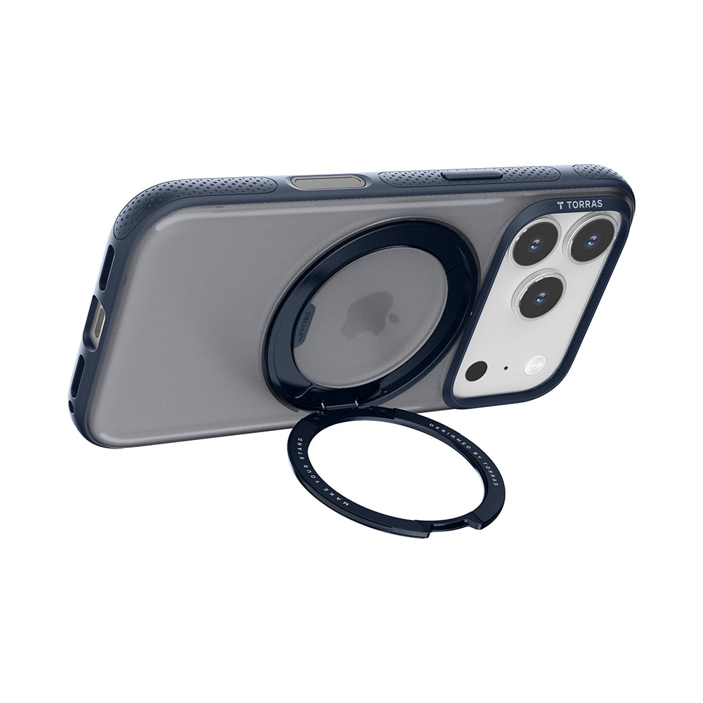 MagSafe-kotelo Apple iPhone 17 Prolle, Torras, Ostand R Fitness, Tummansininen