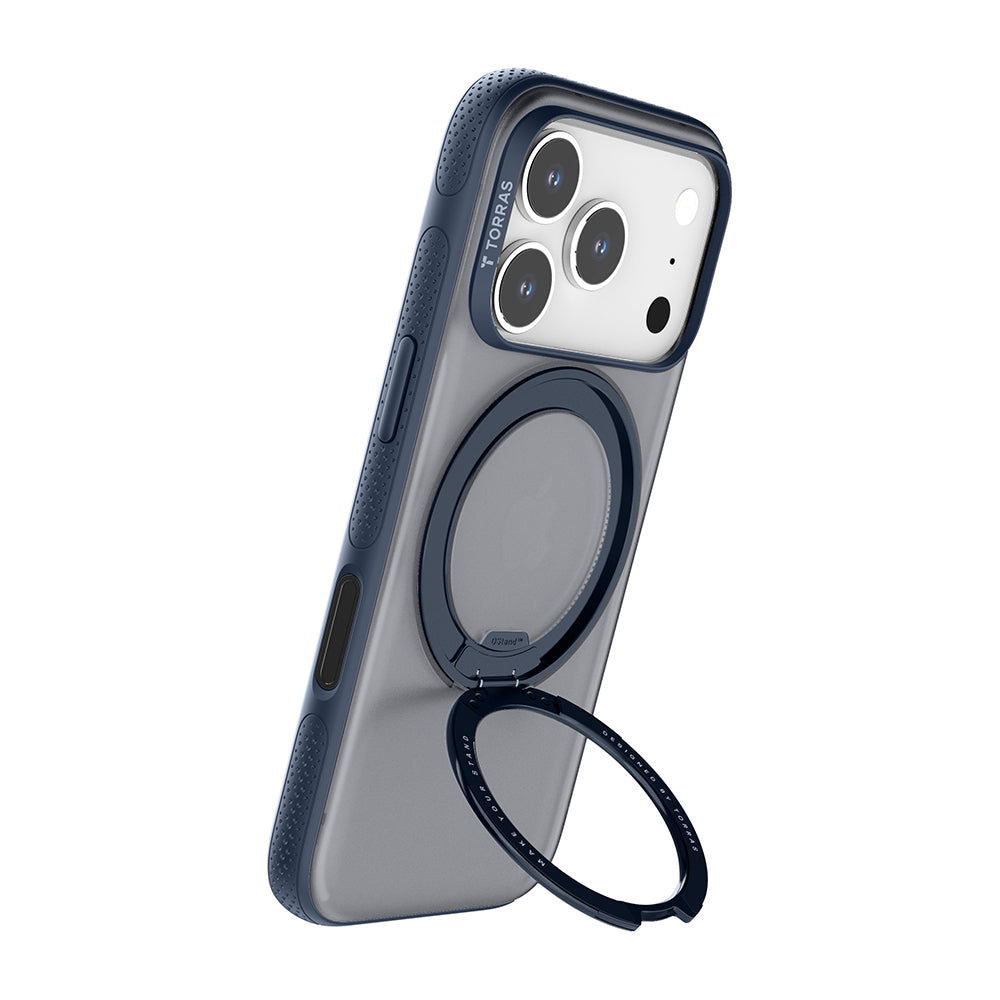 MagSafe-kotelo Apple iPhone 17 Prolle, Torras, Ostand R Fitness, Tummansininen