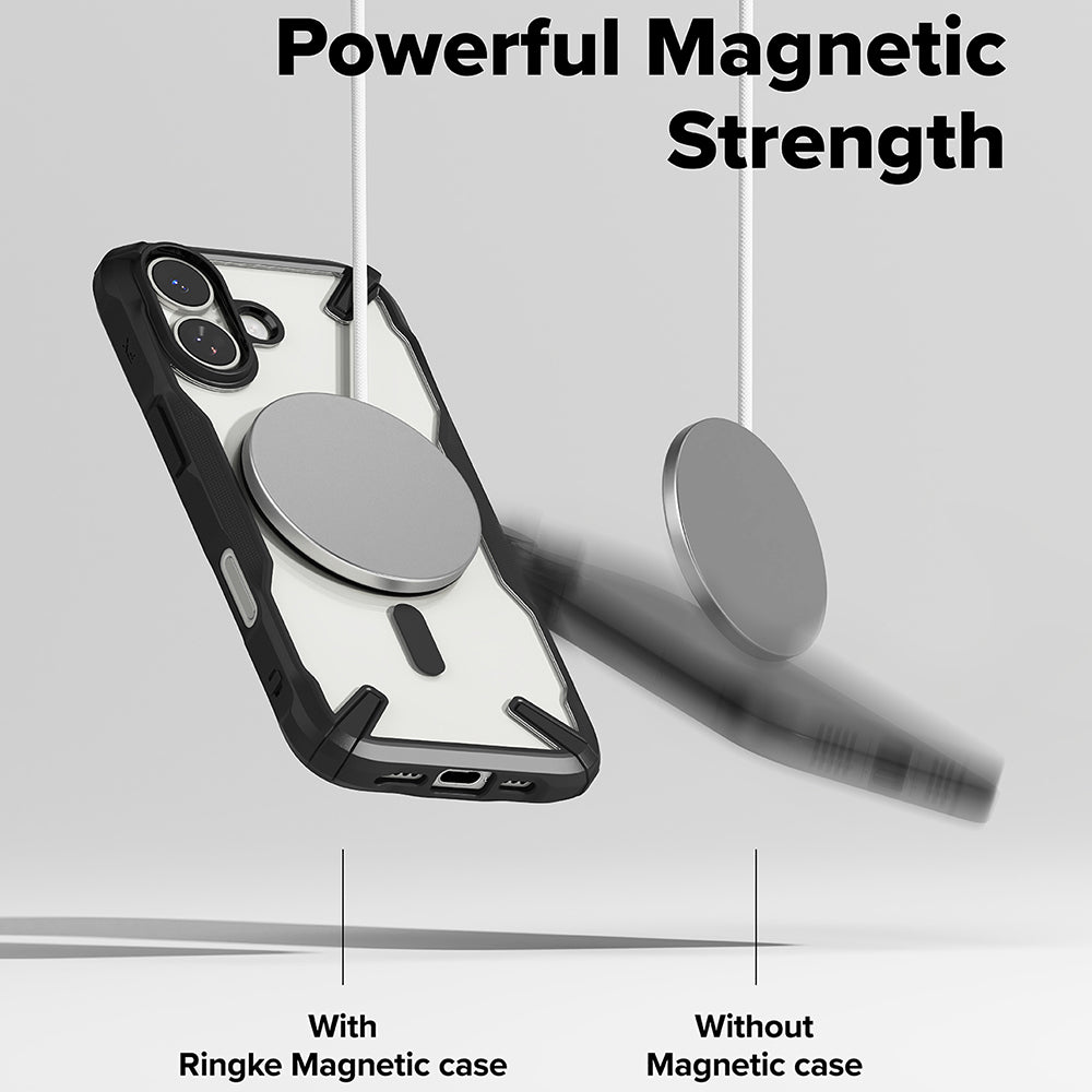 MagSafe-kotelo Apple iPhone 17:lle, Ringke, Fusion X, Musta