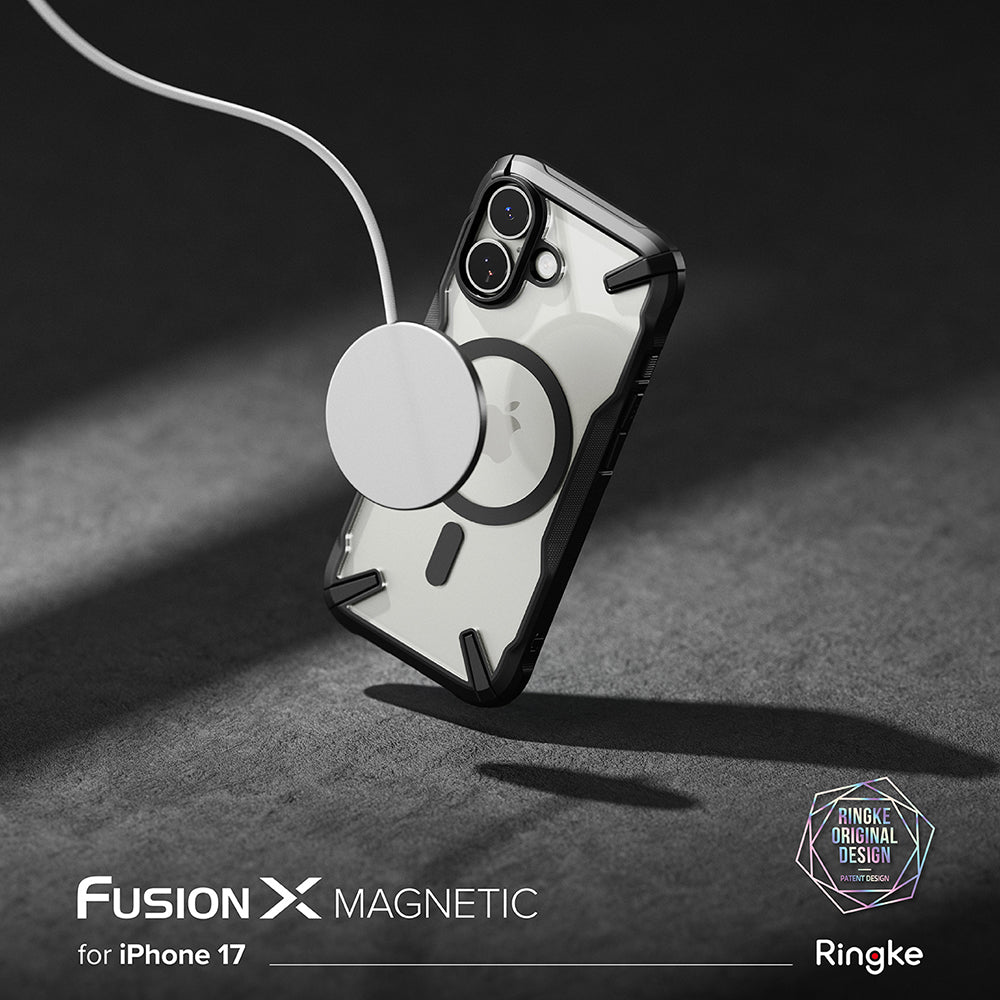 MagSafe-kotelo Apple iPhone 17:lle, Ringke, Fusion X, Musta