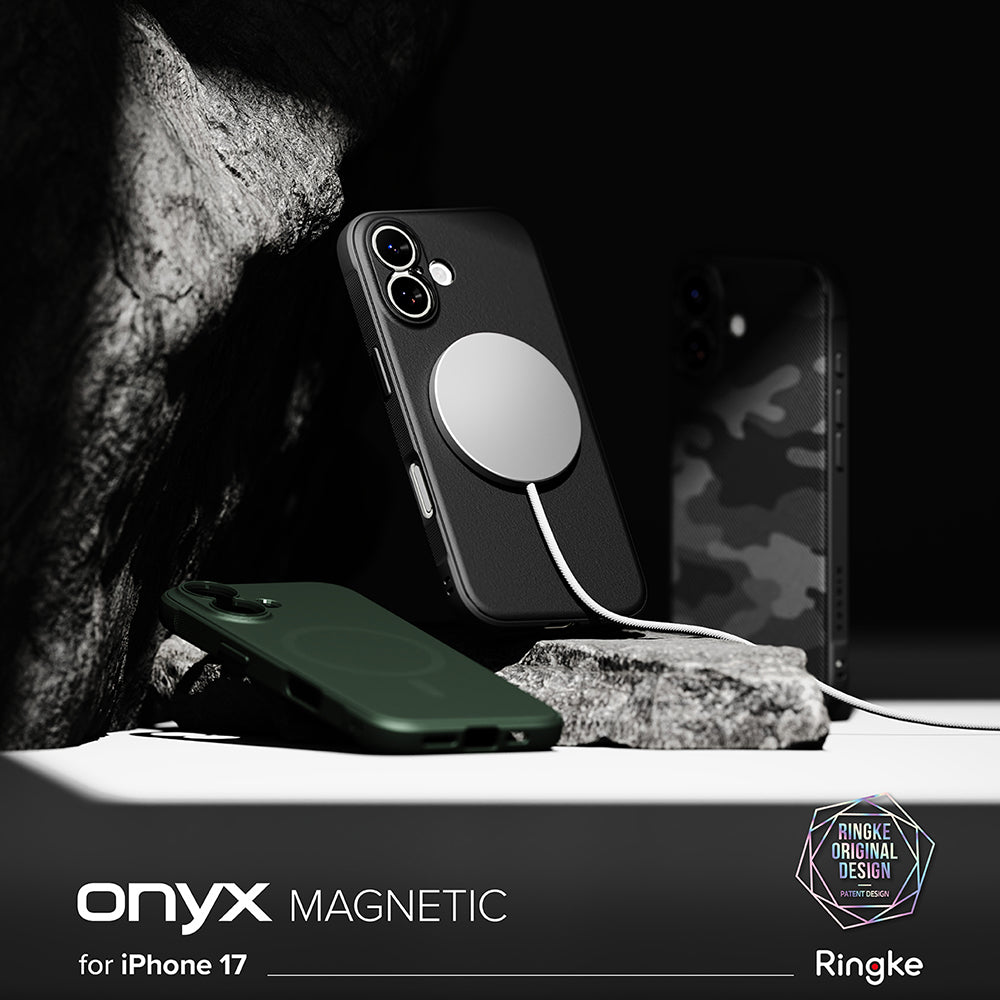 MagSafe-kotelo Apple iPhone 17:lle, Ringke, Onyx, Musta