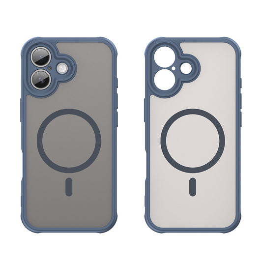 MagSafe-kotelo Apple iPhone 17:lle, Techsuit, HaloFrost II, Tummansininen