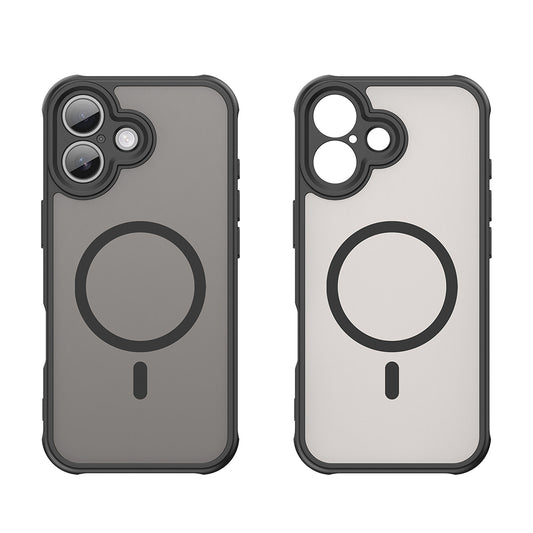 MagSafe-kotelo Apple iPhone 17:lle, Techsuit, HaloFrost II, Musta