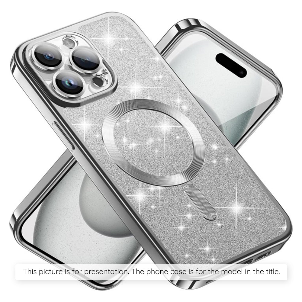 MagSafe-kotelo Apple iPhone 17:lle, Techsuit, Luxury Glitter, Hopea