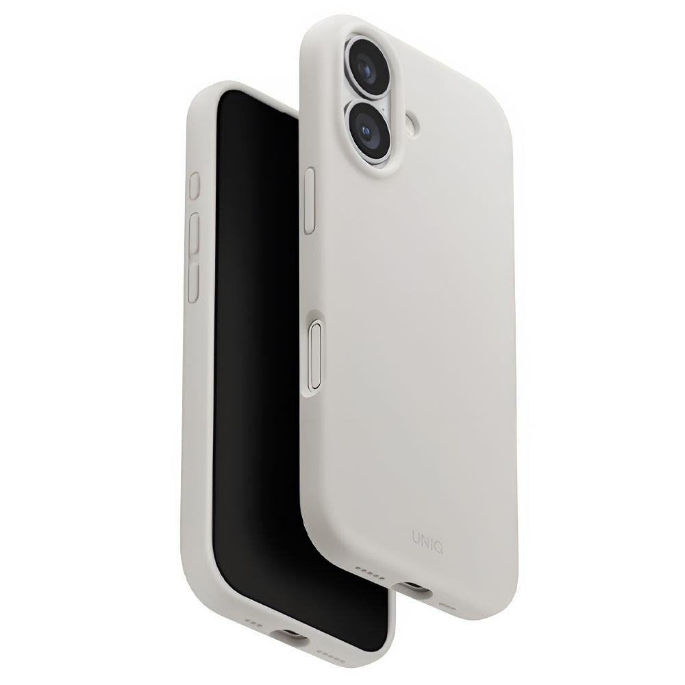 MagSafe-kotelo Apple iPhone 17:lle, UNIQ, Lino MagClick, Harmaa