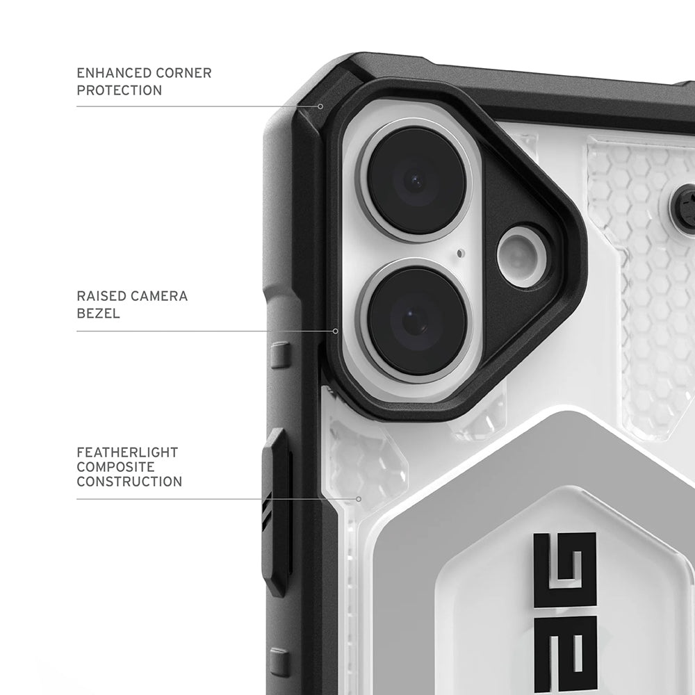 MagSafe Case for Apple iPhone 17, Urban Armor Gear, Pathfinder Clear, Transparent