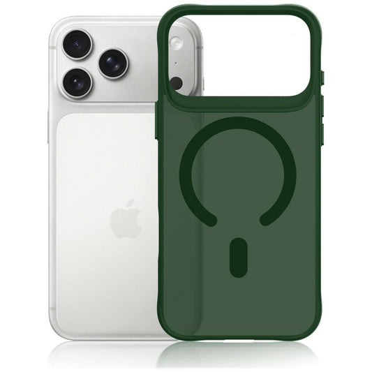 MagSafe-kuori Apple iPhone 18 Pro / 17 Pro -puhelimelle, 3MK, Smoke MagCase, vihreä