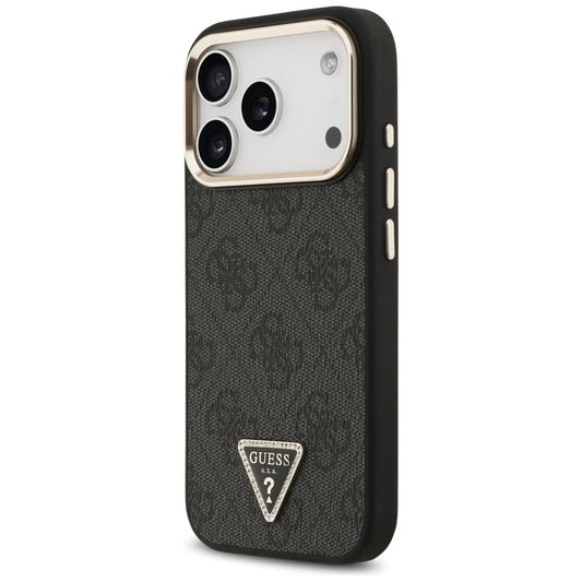 MagSafe-kuori Apple iPhone 18 Pro / 17 Pro:lle, Guess, 4G Triangle Logo, Musta