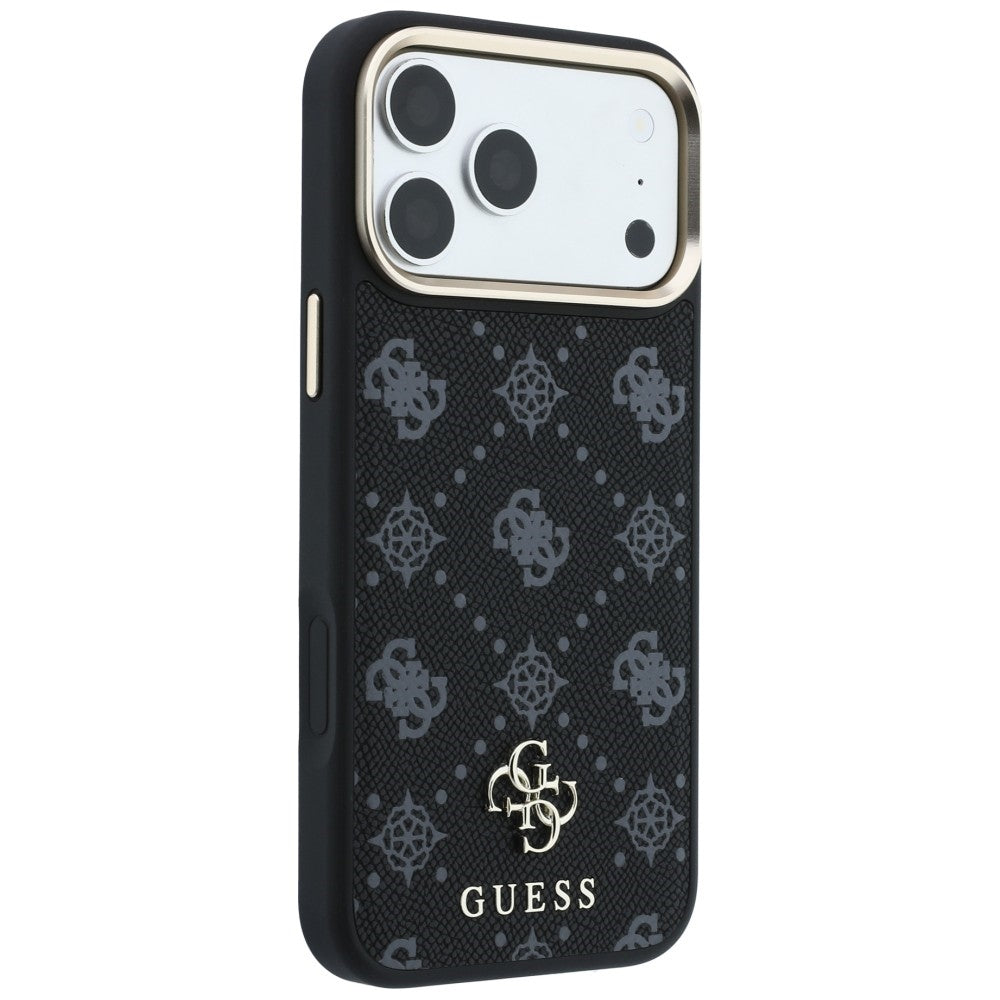 MagSafe-kuori Apple iPhone 18 Pro / 17 Pro:lle, Guess, Peony 4G Pieni Logo, Musta