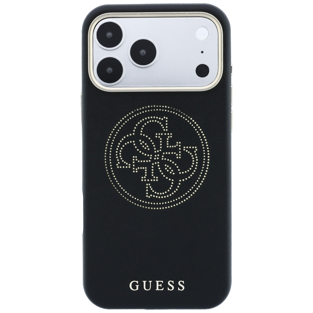 MagSafe-kuori Apple iPhone 18 Pro / 17 Pro:lle, Guess, Perforated 4G, Musta