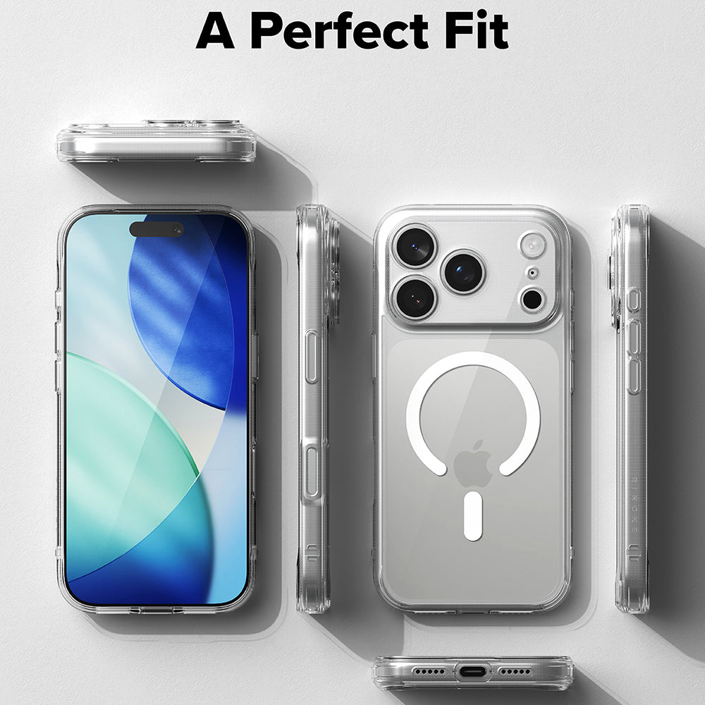 MagSafe-kuori Apple iPhone 18 Pro / 17 Pro:lle, Ringke, Fusion, Läpinäkyvä