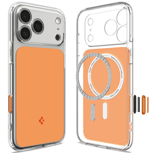 MagSafe-kuori Apple iPhone 18 Pro / 17 Pro:lle, Spigen, Ultra Hybrid T, Oranssi ACS12170