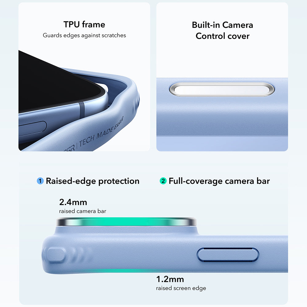MagSafe-kuori Apple iPhone 18 Pro Max / 17 Pro Max, ESR, Classic Hybrid Kickstand, Satiininsininen