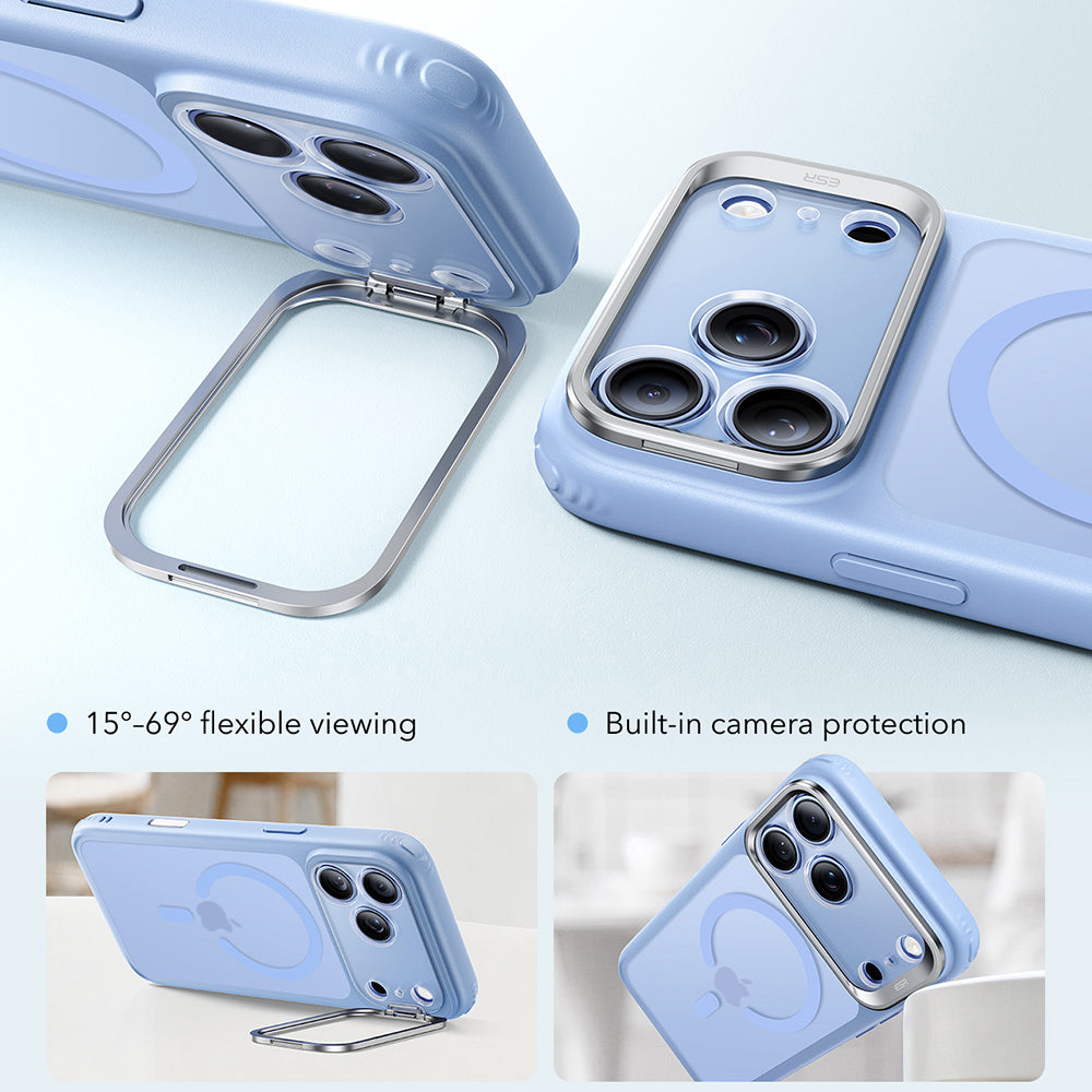 MagSafe-kuori Apple iPhone 18 Pro Max / 17 Pro Max, ESR, Classic Hybrid Kickstand, Satiininsininen