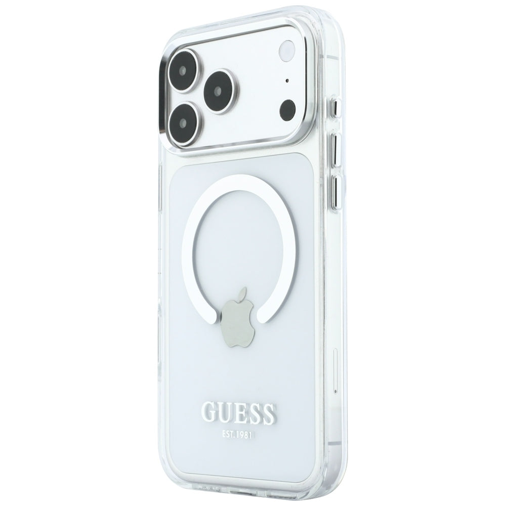 MagSafe-kuori Apple iPhone 18 Pro Max / 17 Pro Max, Guess, Metal Outline, Hopea