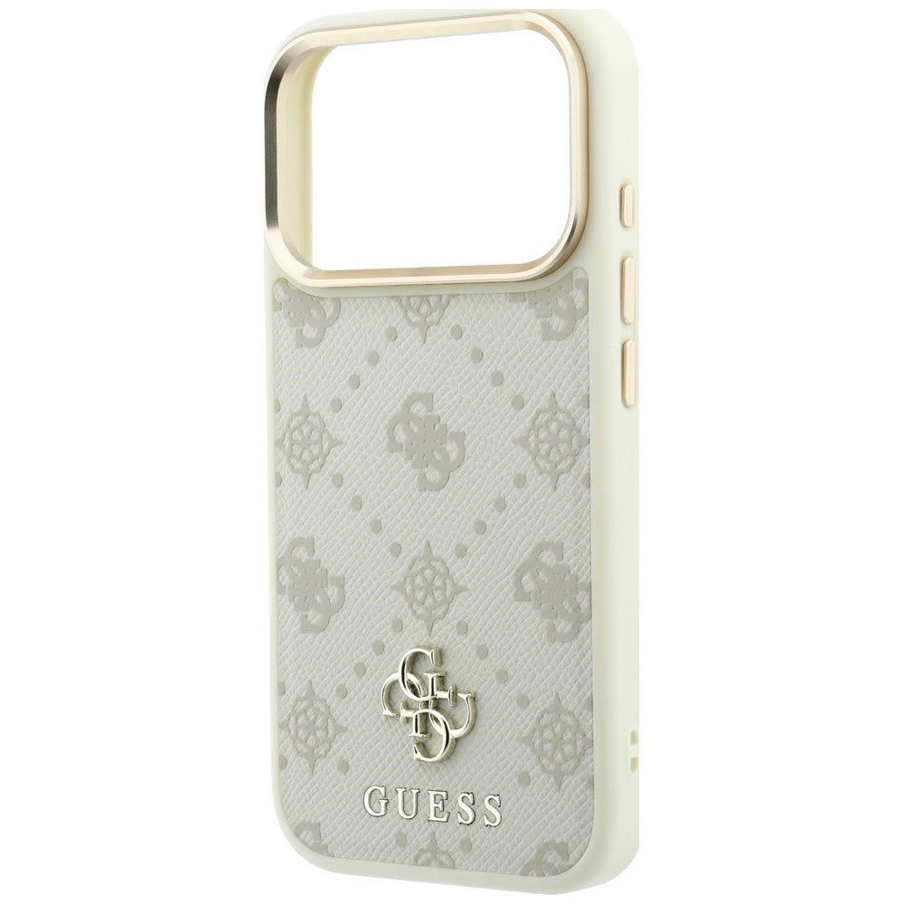 MagSafe-kuori Apple iPhone 18 Pro Max / 17 Pro Max, Guess, Peony 4G Pieni logo, Beige