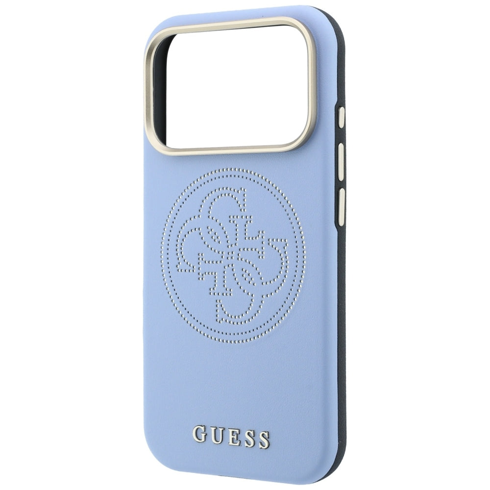 MagSafe-kuori Apple iPhone 18 Pro Max / 17 Pro Max, Guess, Perforated 4G, Bleu