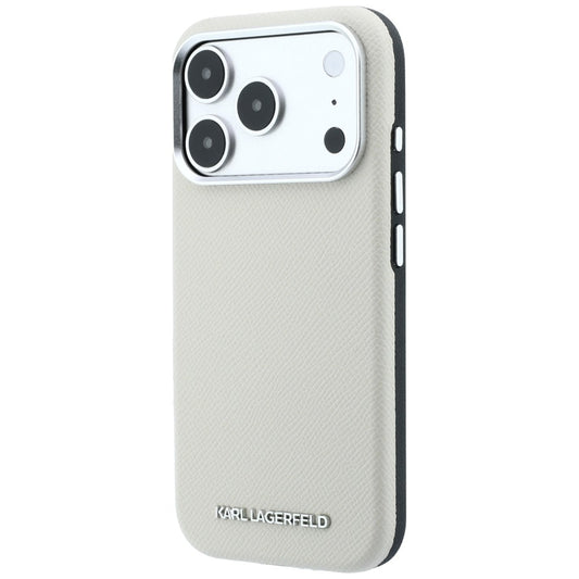 MagSafe-kuori Apple iPhone 18 Pro Max / 17 Pro Max, Karl Lagerfeld, Karkea Pitkä Logo, Beige