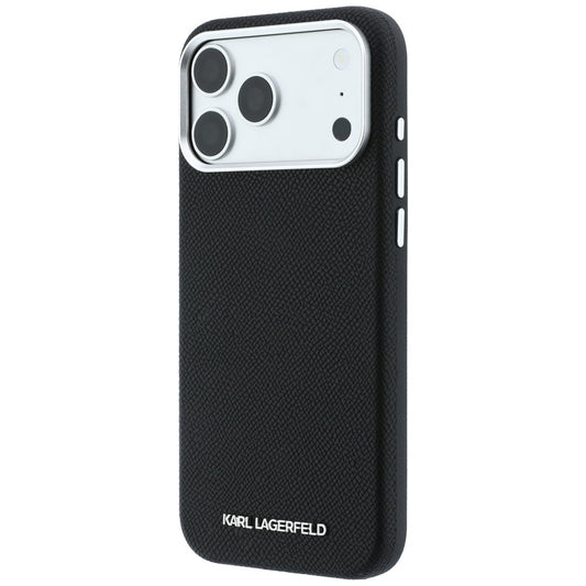 MagSafe-kuori Apple iPhone 18 Pro Max / 17 Pro Max, Karl Lagerfeld, Karkea Pitkä Logo, Musta