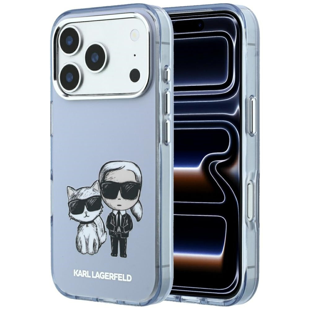 MagSafe-kuori Apple iPhone 18 Pro Max / 17 Pro Max, Karl Lagerfeld, IML KC Bodies Sketch Print, Sininen