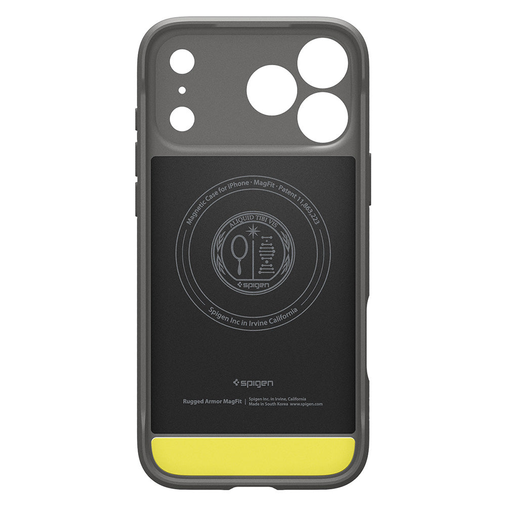 MagSafe Case for Apple iPhone 18 Pro Max / 17 Pro Max, Spigen, Rugged Armor, Gray ACS12110