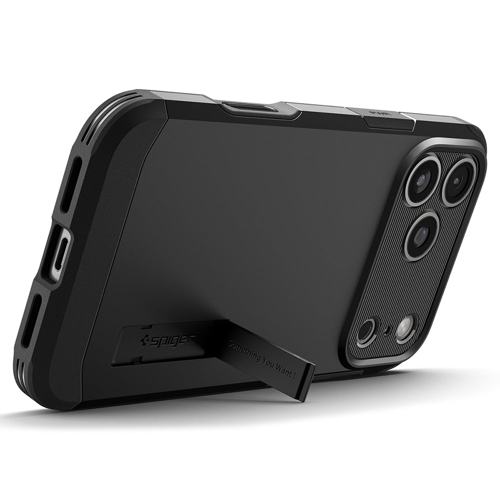 MagSafe-kuori Apple iPhone 18 Pro Max / 17 Pro Max, Spigen, Tough Armor T, Musta ACS12136