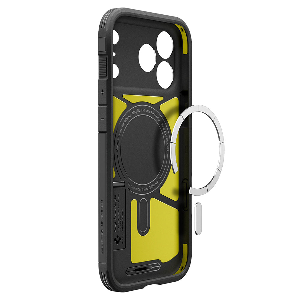 MagSafe-kuori Apple iPhone 18 Pro Max / 17 Pro Max, Spigen, Tough Armor T, Musta ACS12136