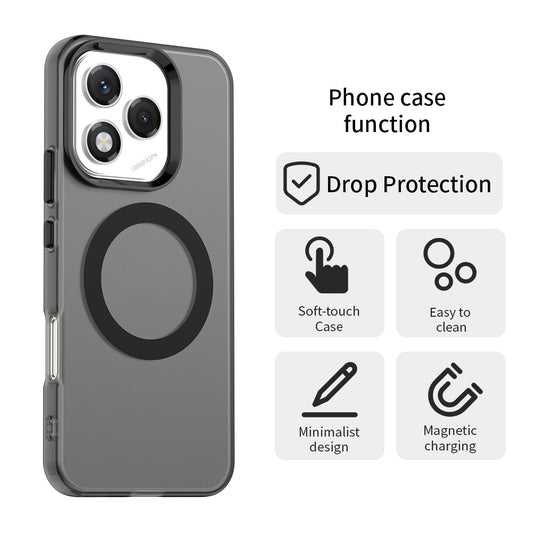 MagSafe-kuori Honor 400 Litelle, Techsuit, CandyCase, Musta