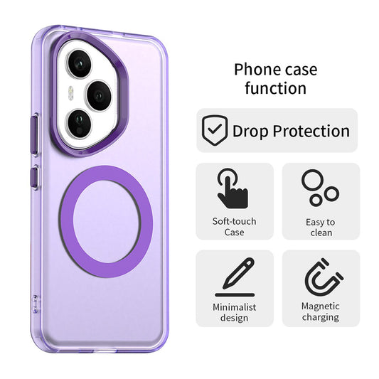 MagSafe-kuori Honor 400 Pro:lle, Techsuit, CandyCase, Violetti