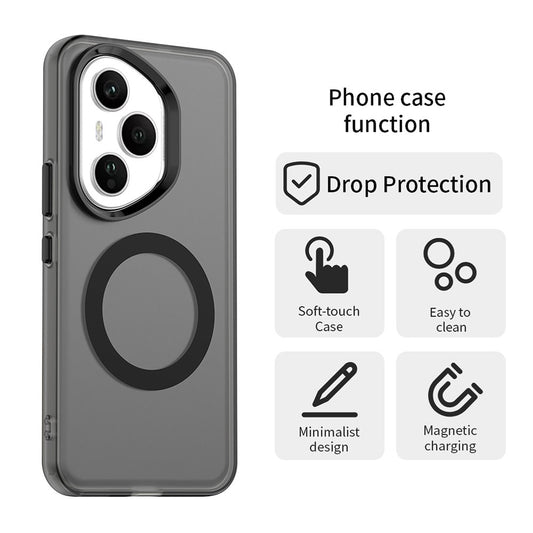 MagSafe-kuori Honor 400 Pro:lle, Techsuit, CandyCase, Musta