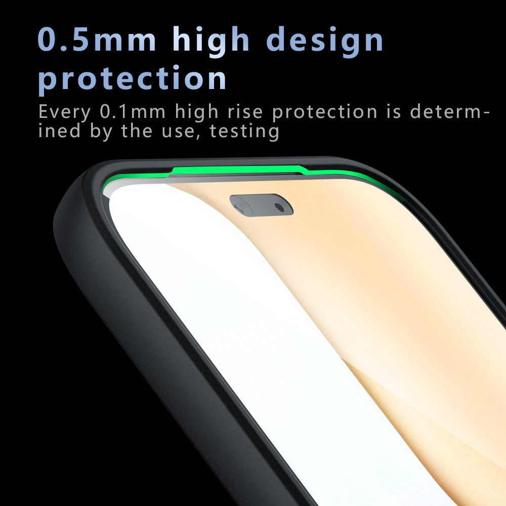 MagSafe-kotelo Honor 600 Lite -puhelimelle, Techsuit, PureFrost, Satinoitu Musta