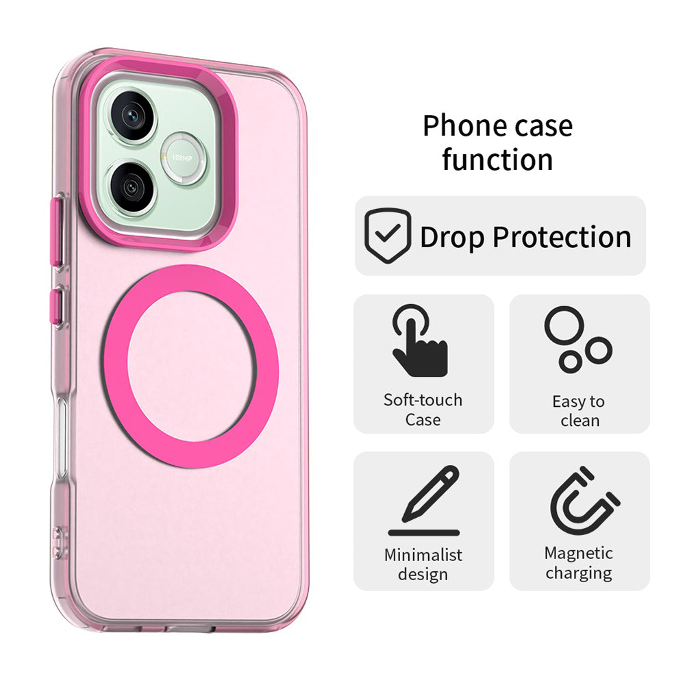 MagSafe-kuori Honor 600 Pro / 600:lle, Techsuit, CandyCase, Vaaleanpunainen