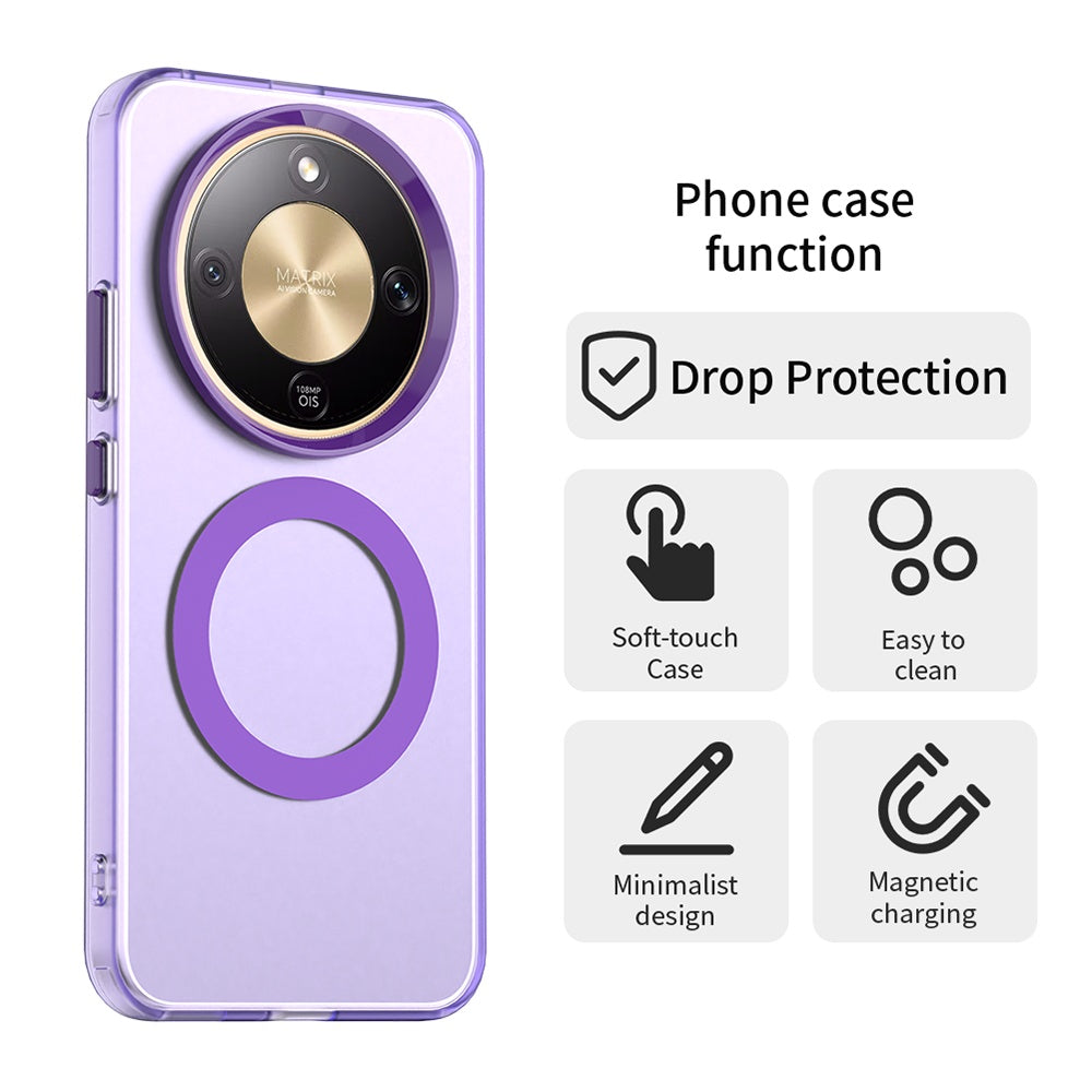 MagSafe-kotelo Honor Magic8 Lite:lle, Techsuit, CandyCase, Violetti