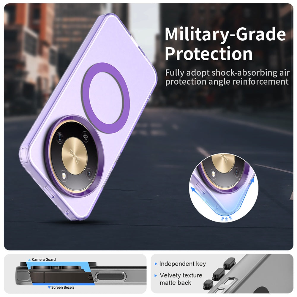 MagSafe-kotelo Honor Magic8 Lite:lle, Techsuit, CandyCase, Violetti
