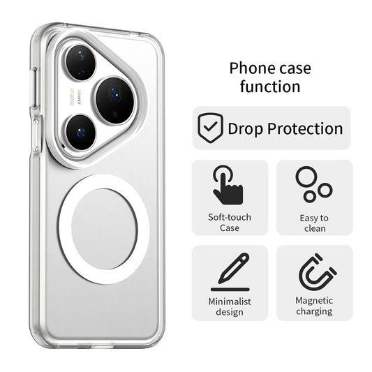 MagSafe-kuori Huawei Pura 80 Pro:lle, Techsuit, CandyCase, Valkoinen