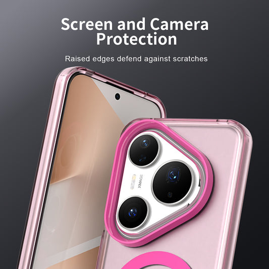 MagSafe-kuori Huawei Pura 80 Pro:lle, Techsuit, CandyCase, Vaaleanpunainen