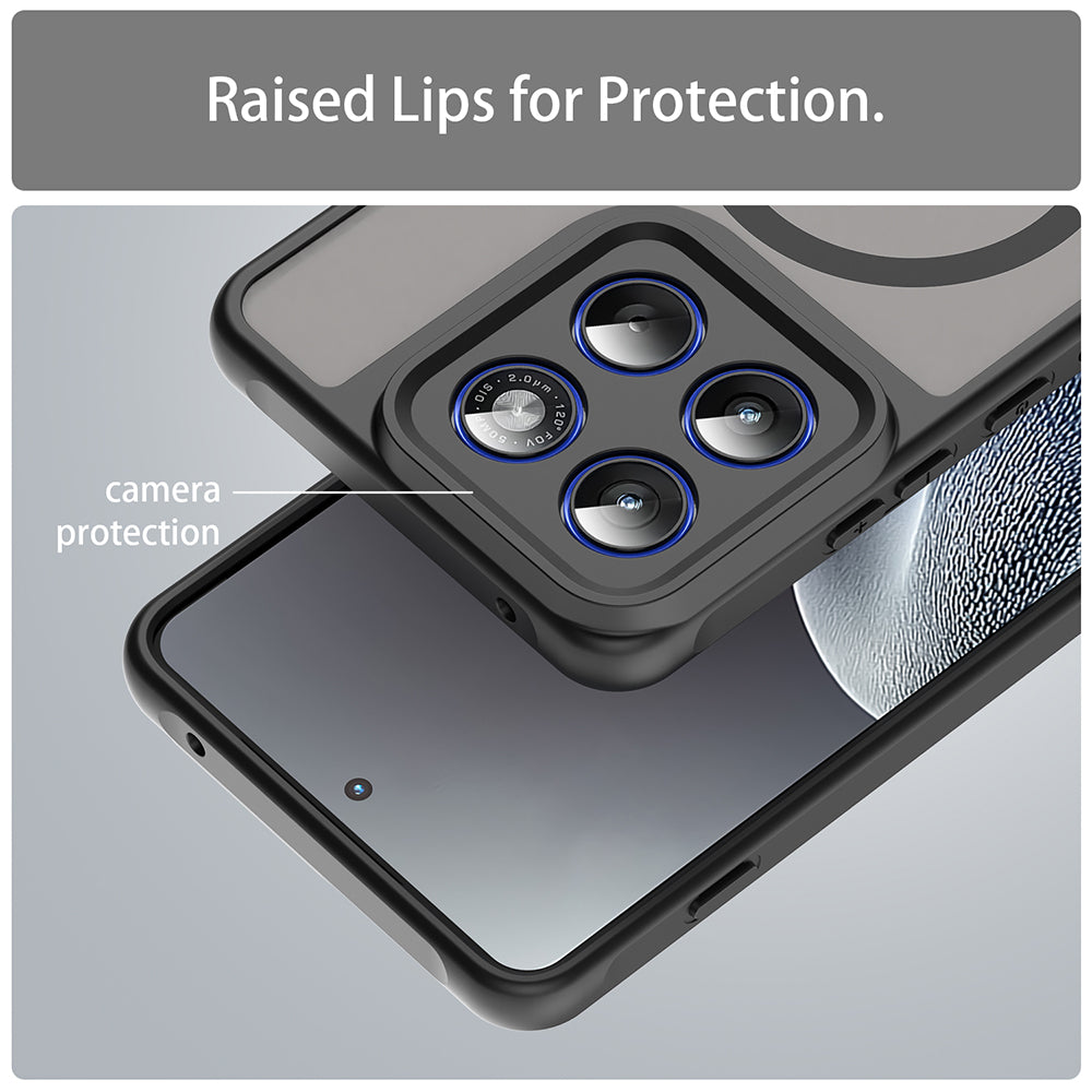 MagSafe-kotelo Motorola Edge 70:lle, Techsuit, HaloFrost II, Musta