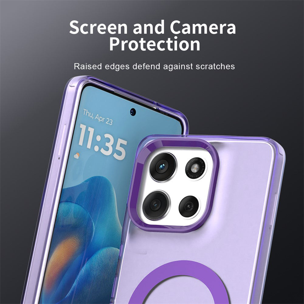 MagSafe-kotelo Motorola Moto G86:lle, Techsuit, CandyCase, Violetti