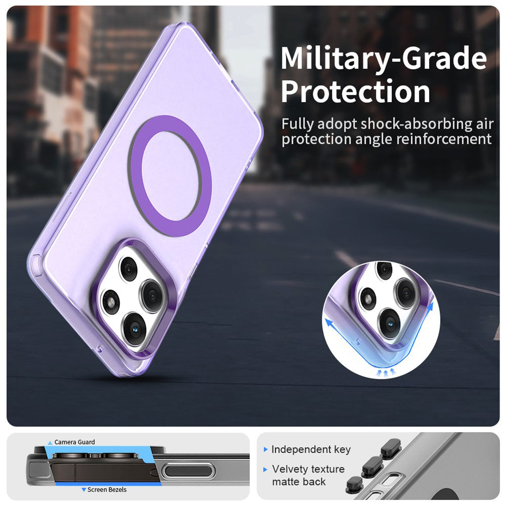 MagSafe-kotelo Motorola Moto G86:lle, Techsuit, CandyCase, Violetti
