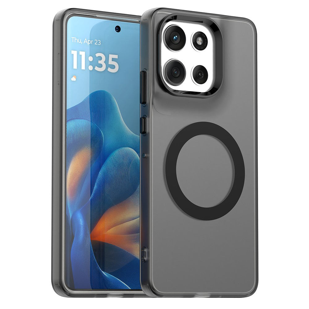 MagSafe-kotelo Motorola Moto G86:lle, Techsuit, CandyCase, Musta