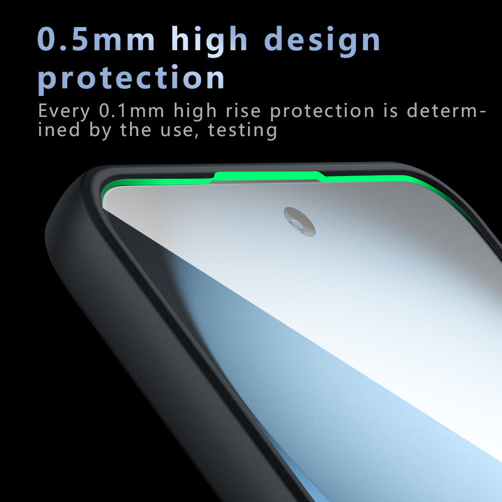 MagSafe-kotelo Nothing Phone (3a) Lite -puhelimelle, Techsuit, PureFrost, Satinoitu Musta
