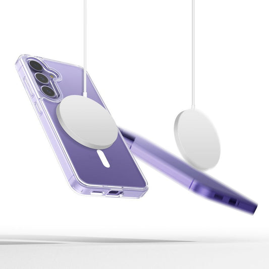 MagSafe-kotelo Samsung Galaxy A36 A366:lle, Tech-Protect, Flexair Hybrid, Läpinäkyvä