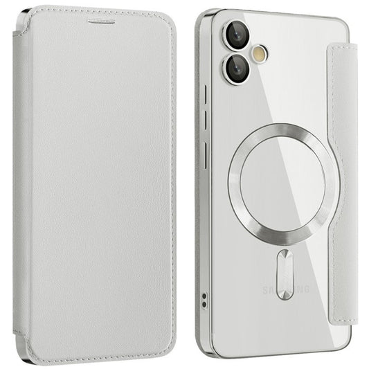 MagSafe-kuori Samsung Galaxy A05 A055:lle, Techsuit, SmartMag Book, Harmaa